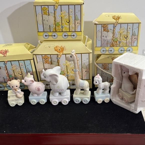 Precious Moments Other - VTG 1985 Enesco Precious Moments Birthday Series Train Set 6 Piece set